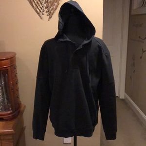 adidas Black Men's Hoodie Sweatshirt